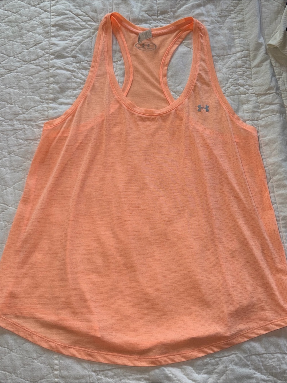 Under Armour Women’s Coral-Orange Racerback Tank Top